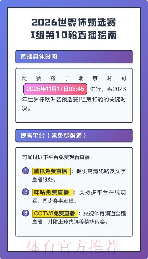 2026世界杯直播教程入口地址